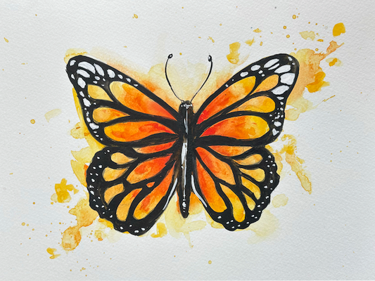 Monarch - Watercolour
