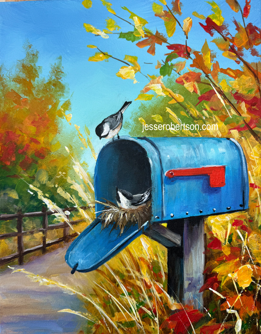 Autumn Mailbox