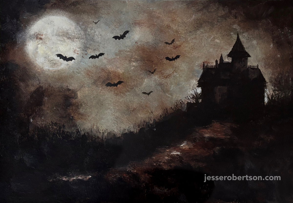 Haunted Moonlit Manor