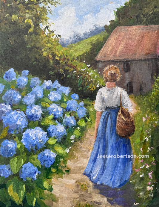 Lady of the Hydrangeas