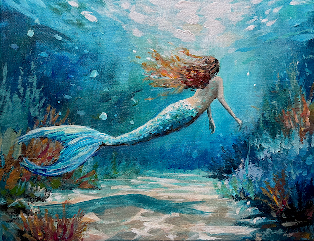 Mermaid Under the Sea