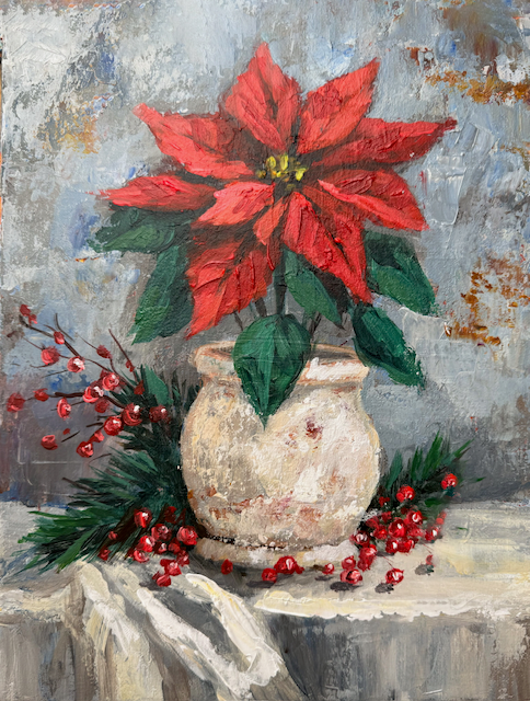 Tip Link - Poinsettia Still Life