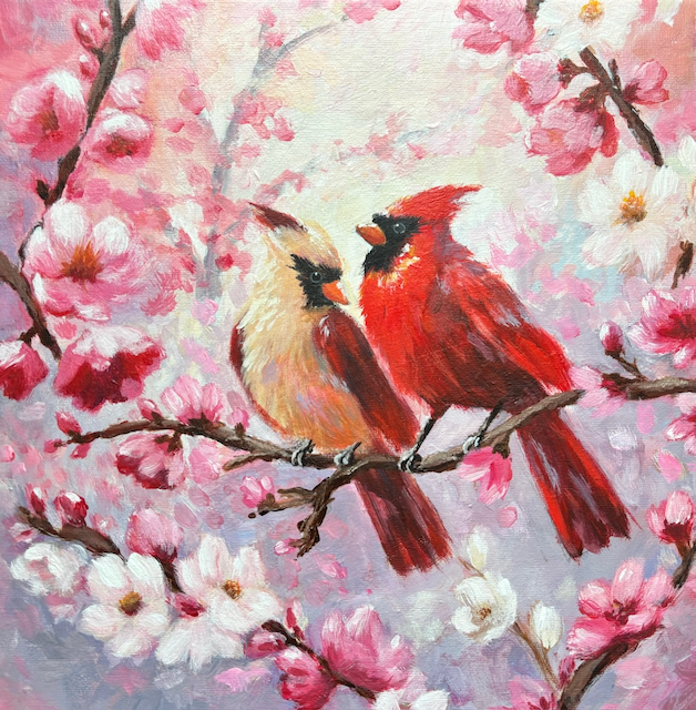 Spring Cardinals