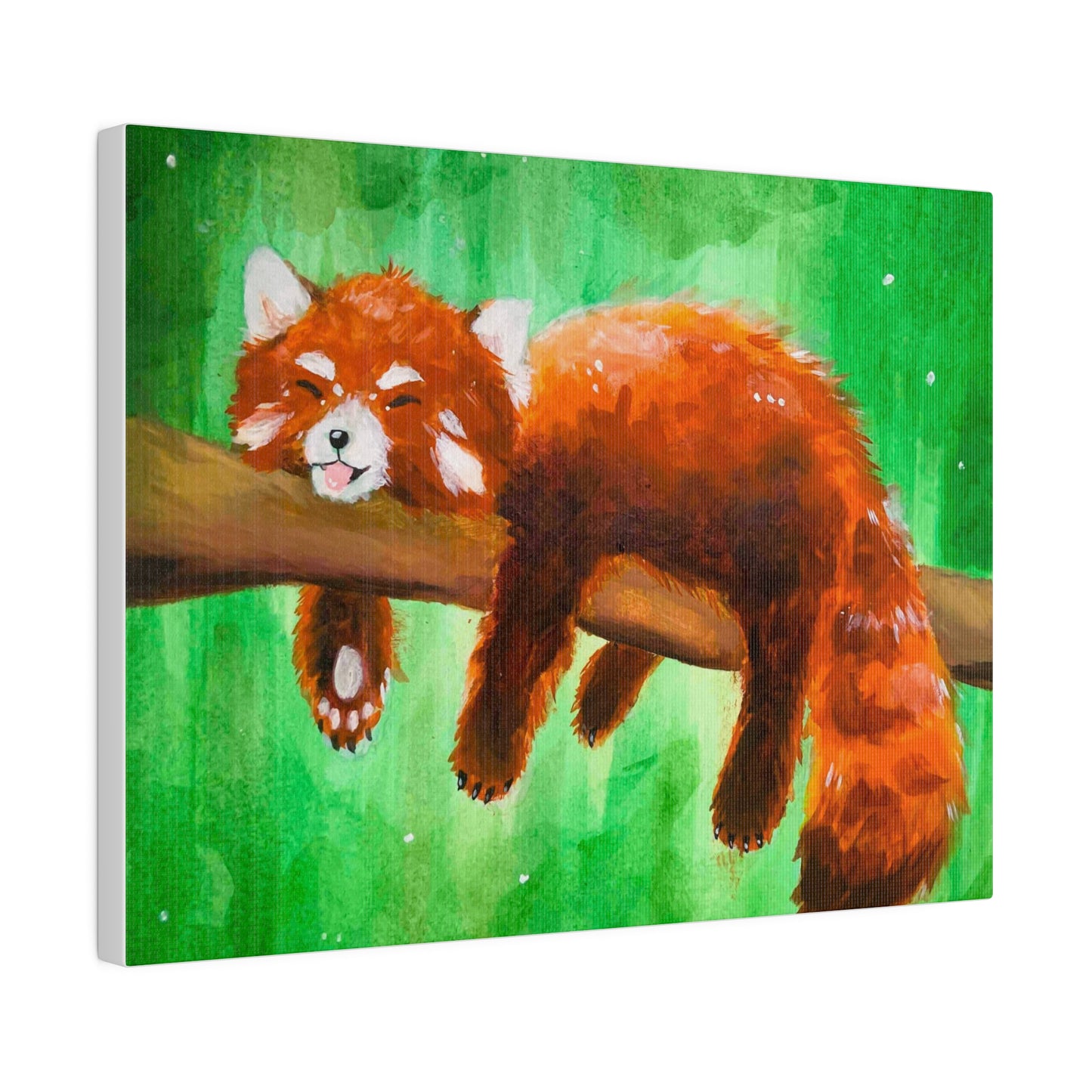 Red Panda | Matte Canvas, Stretched