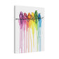 Rainbow Birds | Matte Canvas, Stretched