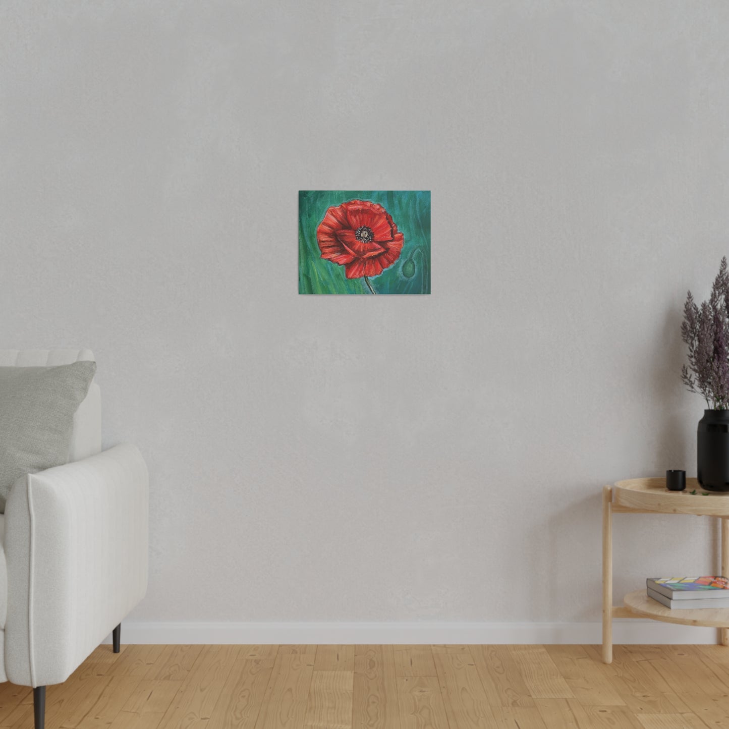 Rememberance Poppy | Matte Canvas, Stretched