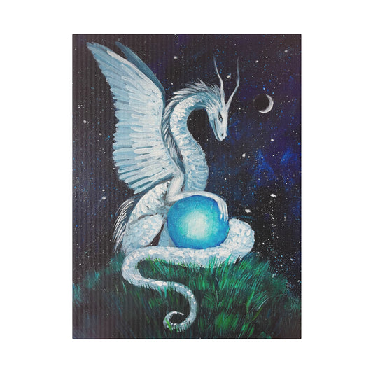 Moon Dragon | Matte Canvas, Stretched