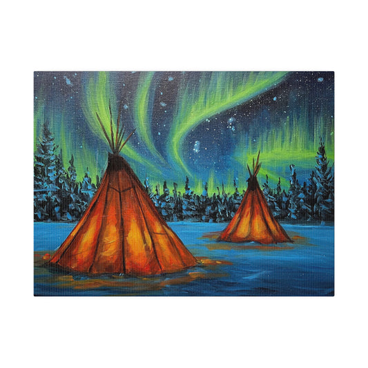 Northern Lights of Norway - Matte Canvas, Stretched