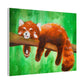 Red Panda | Matte Canvas, Stretched