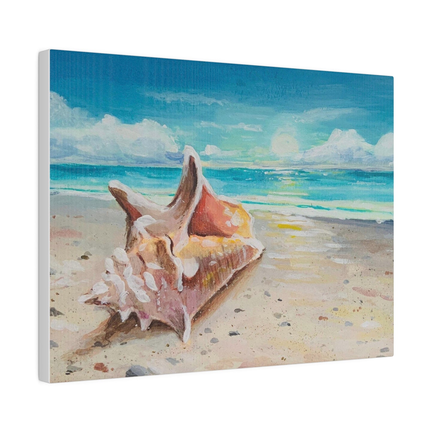 Shoreside Seaside | Matte Canvas, Stretched