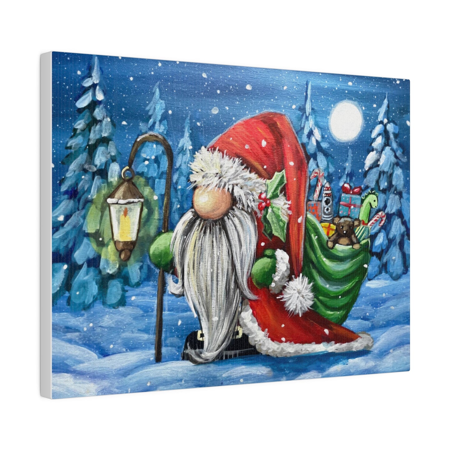 Gnome St. Nick | Matte Canvas, Stretched