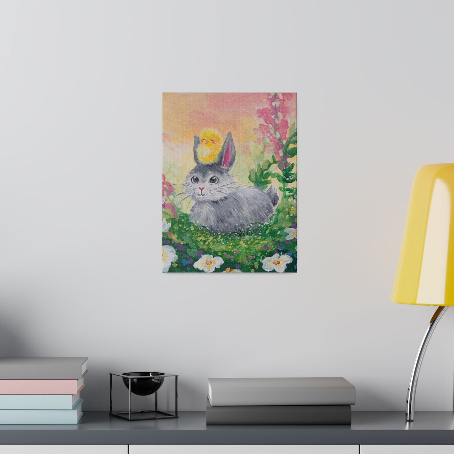 Spring Friends | Matte Canvas, Stretched