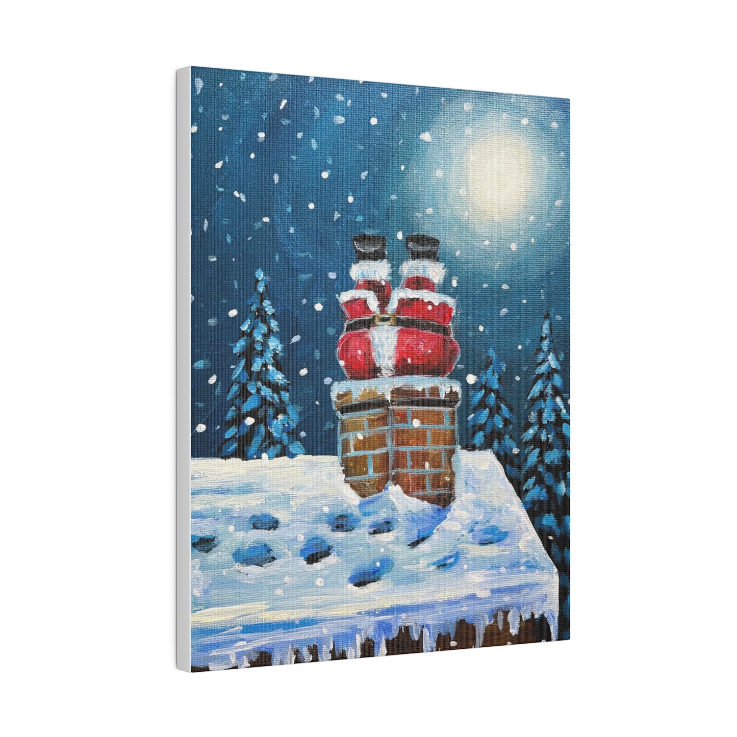 Hurry Down the Chimney | Matte Canvas