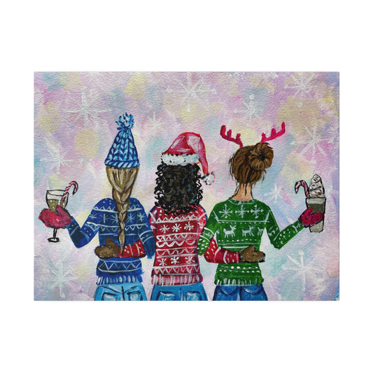 Festive Friends | Matte Canvas, Stretched