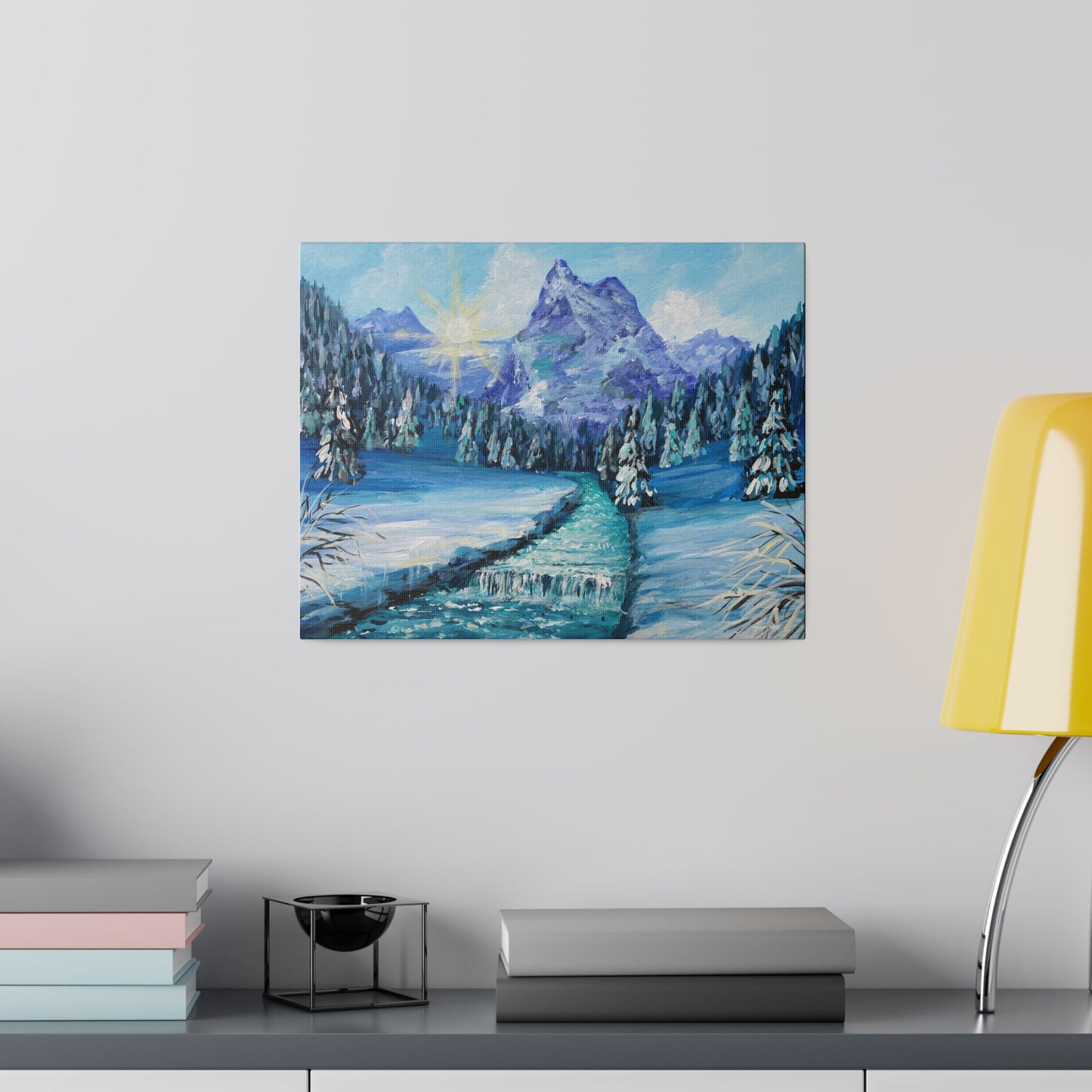 Swiss Alps | Matte Canvas, Stretched
