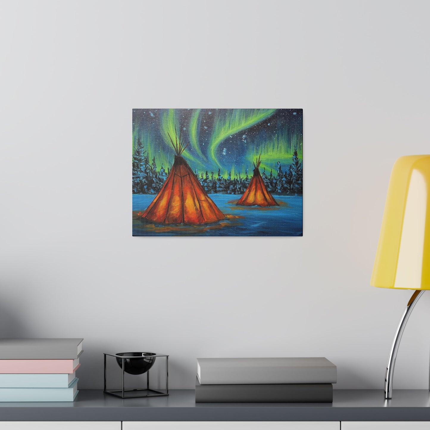 Northern Lights of Norway - Matte Canvas, Stretched