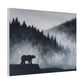 Black and White Bear | Matte Canvas, Stretched