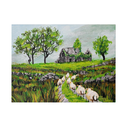 Ireland - Molly's Cottage | Matte Canvas, Stretched
