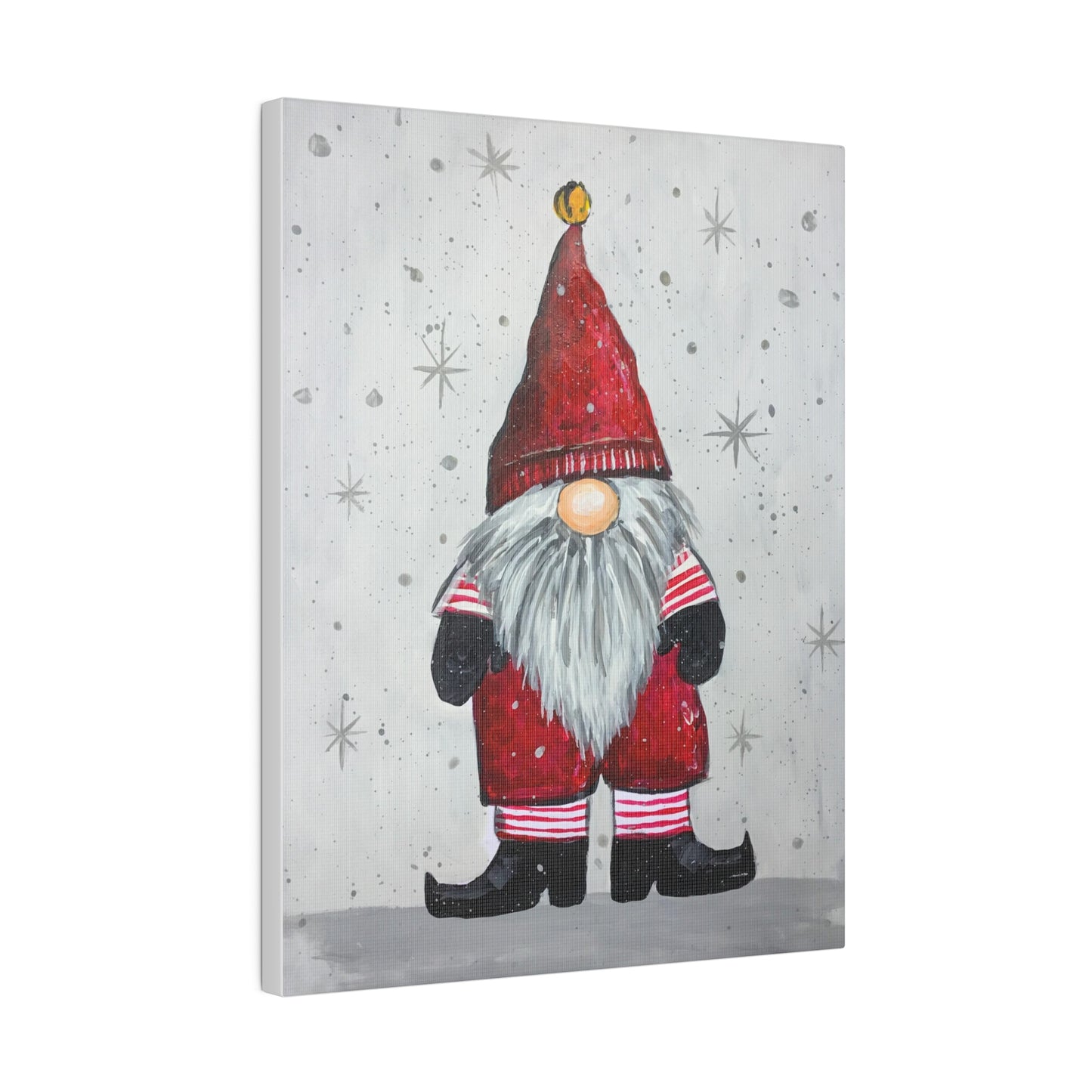 Christmas Gnome - Red | Matte Canvas, Stretched