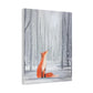 Winter Fox | Matte Canvas, Stretched