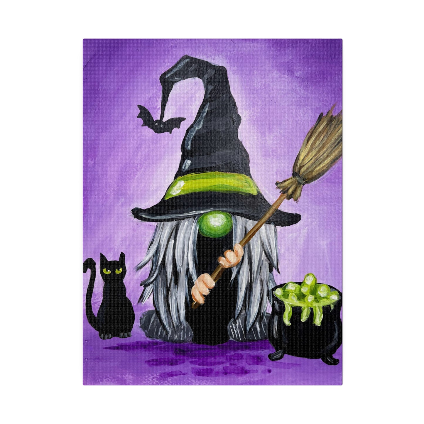 Witchy Gnome | Matte Canvas, Stretched