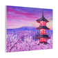 Japanese Pagoda | Matte Canvas, Stretched