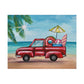 Beach Truck | Matte Canvas, Stretched