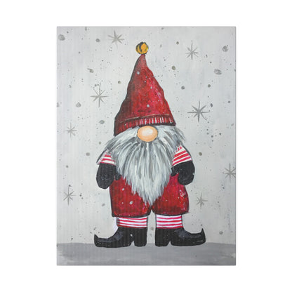 Christmas Gnome - Red | Matte Canvas, Stretched