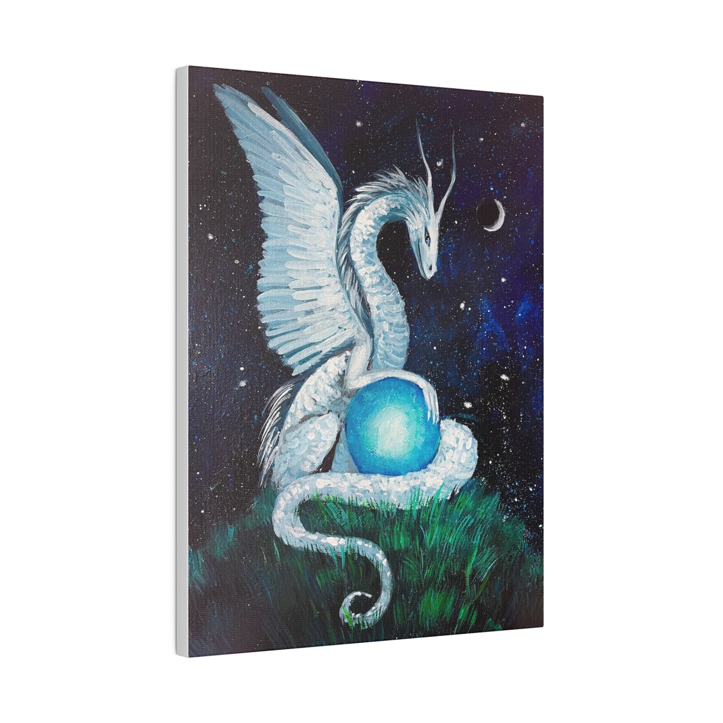 Moon Dragon | Matte Canvas, Stretched