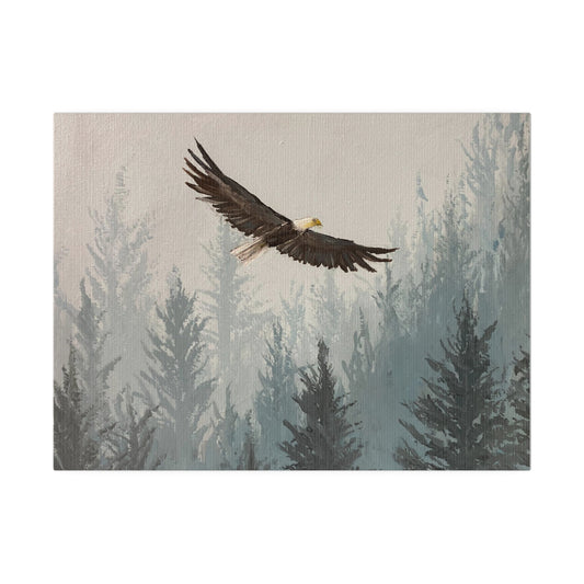 Alaskan Eagle | Matte Canvas, Stretched