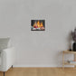 Cozy Fireplace | Matte Canvas, Stretched