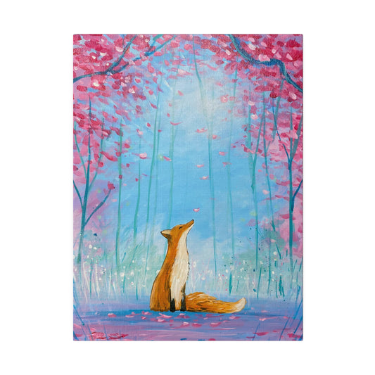 Spring Fox | Matte Canvas, Stretched