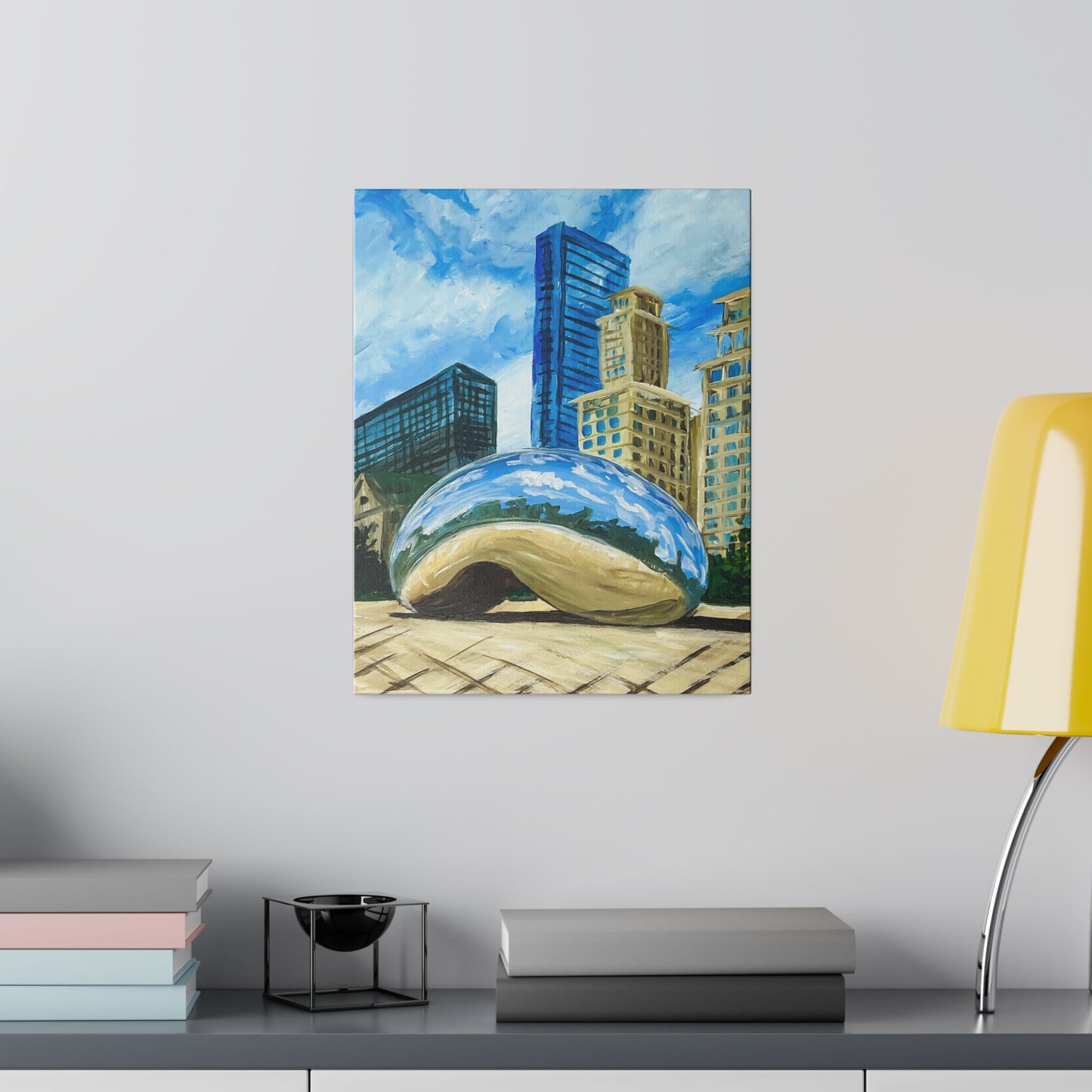Chicago - The Bean (Cloud Gate) | Matte Canvas, Stretched