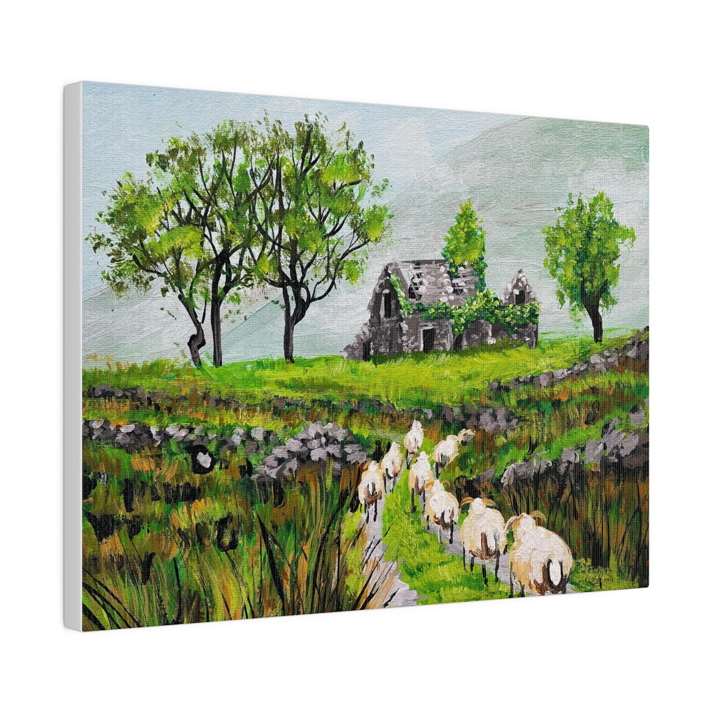 Ireland - Molly's Cottage | Matte Canvas, Stretched
