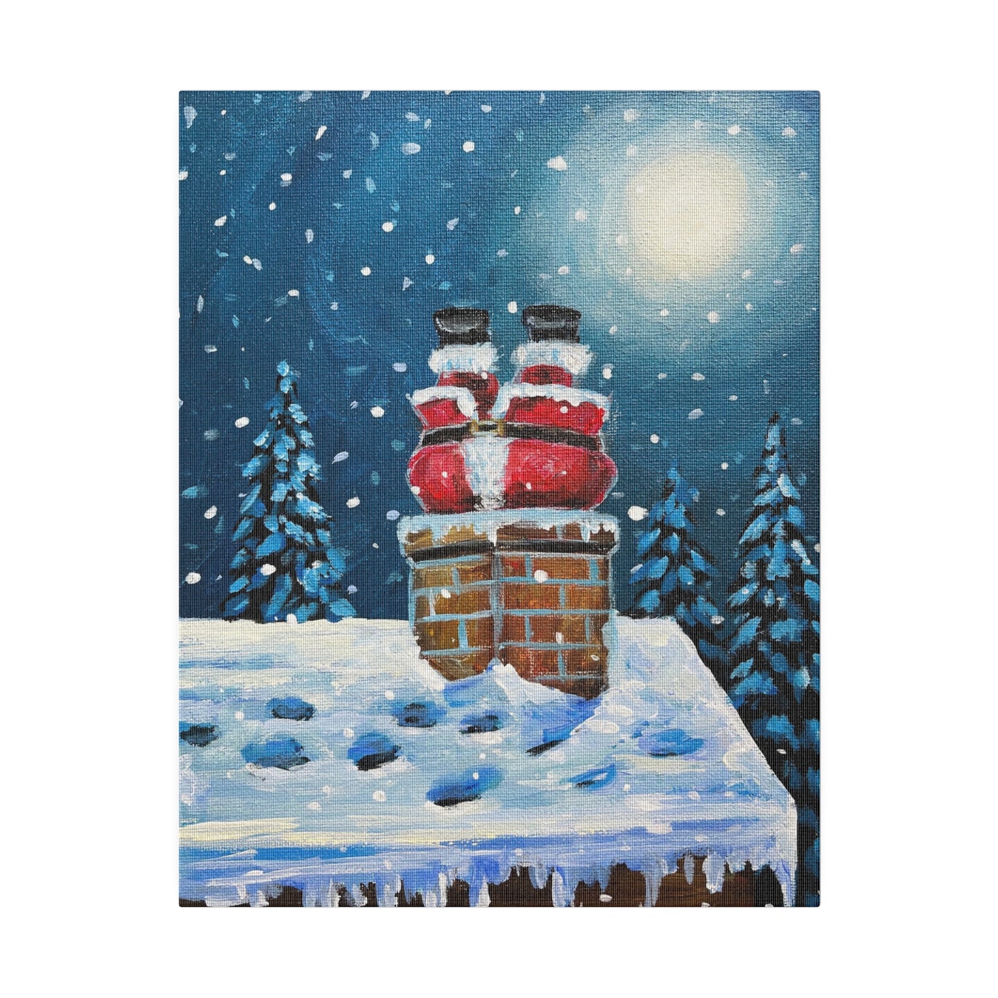 Hurry Down the Chimney | Matte Canvas