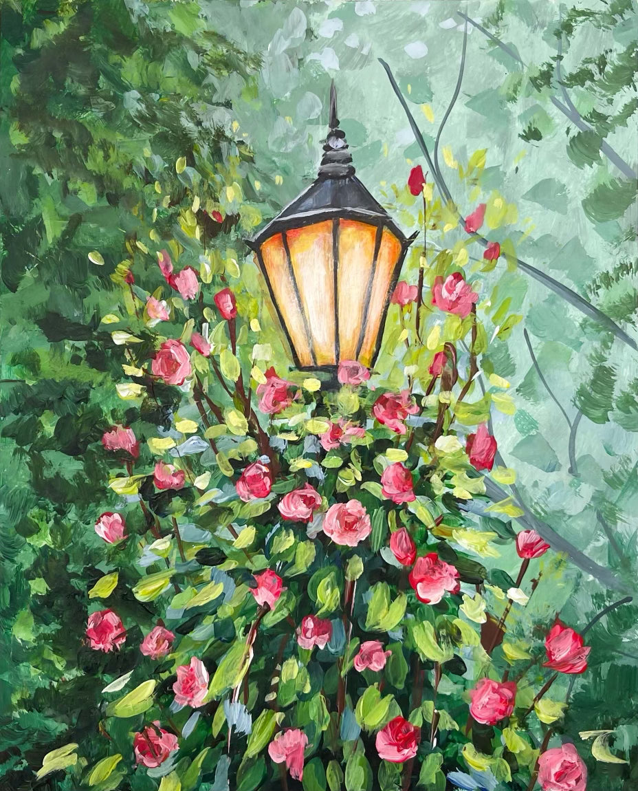 Summer Lamp Post